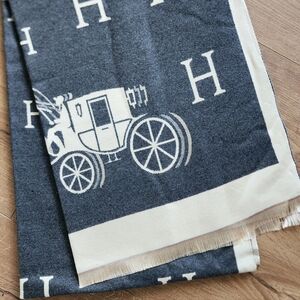 Reversible Scarf with Carriage Design
